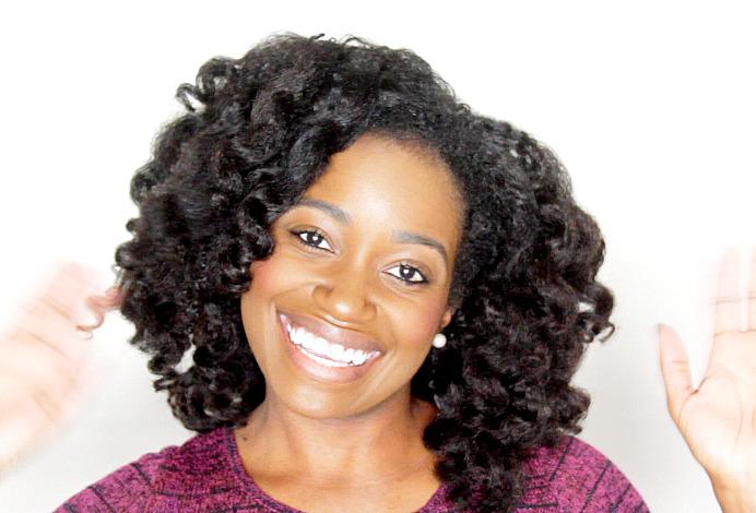 Wand Curls Using HerGivenHair Coily Clip Ins